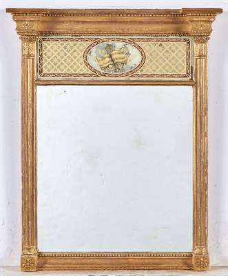 Lot 427 - Federal Giltwood and Églomisé Mirror With...