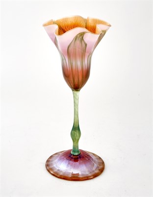 Lot 235 - Tiffany Hand-Blown Favrile Glass Flower-Form...