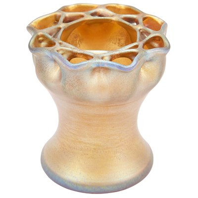 Lot 236 - Tiffany Hand-Blown Gold Favrile Glass...