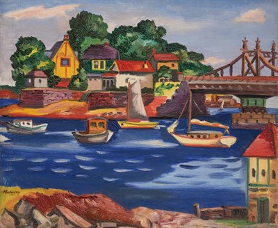 Lot 72 - Jan Matulka Czech/American, 1890-1972 City...