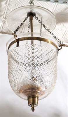 Lot 351 - Georgian Style Gilt-Metal and Molded Glass...