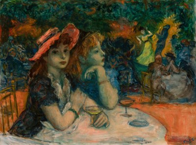 Lot 127 - Robert Philipp American, 1895-1981 Friends,...