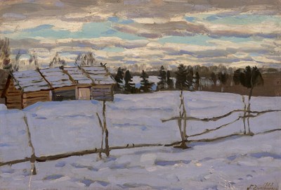 Lot 26 - Stanislav Yulianovich Zhukovsky Russian/Polish,...