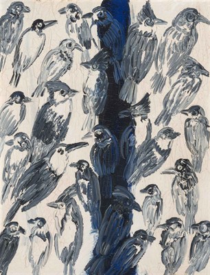 Lot 182 - Hunt Slonem American, b. 1951 Oslo, 1997...