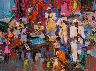 Lot 49 - James P. Kerr American, b. 1953 Jazz Brunch...