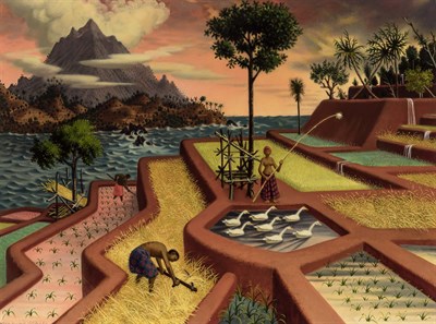 Lot 2002 - Peter Blume American, 1906-1992 Paddies,...