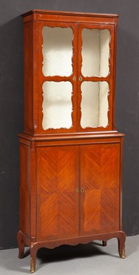 Lot 303 - Louis XV/Louis XVI Transitional Style Parquetry Vitrine