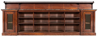 Lot 378 - George IV Mahogany Bookcase Cabinet Second...