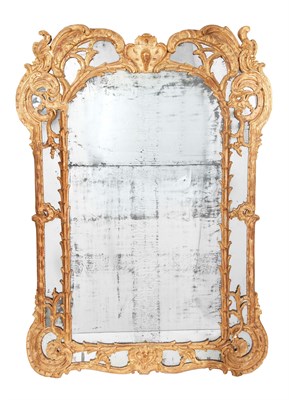 Lot 205 - Louis XV Giltwood Mirror Mid-18th century The...