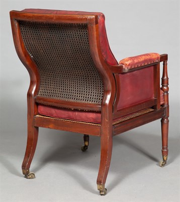 Lot 547 - Regency Mahogany and Caned Bergère In the...