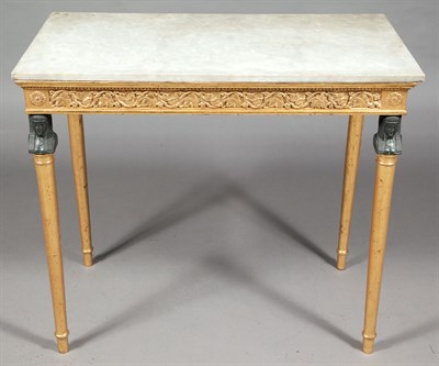 Lot 503 - Swedish Neoclassical Giltwood and...