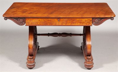 Lot 545 - George IV Mahogany Center Table First quarter...
