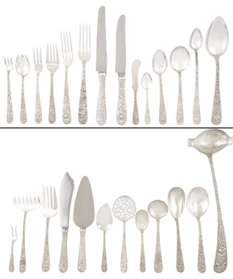 Lot 134 - S. Kirk & Son Sterling Silver Repousse Pattern...