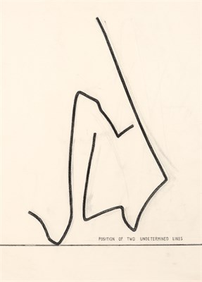 Lot 143 - Bernar Venet French, b. 1941 Position of Two...