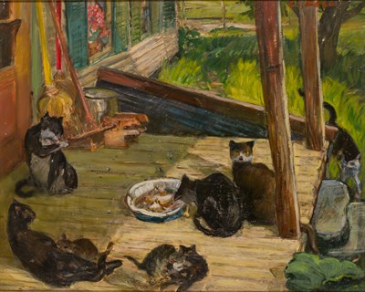 Lot 18 - Cecil Crosley Bell American, 1906-1970 Back...