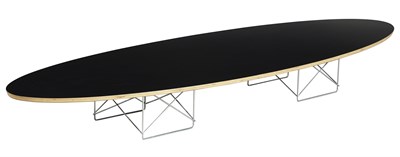 Lot 243 - Charles and Ray Eames Black Laminate and...