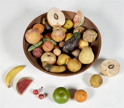 Lot 188 - Collection of Stone Fruit and Vegetables in a...