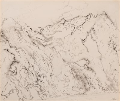 Lot 1099 - Kenneth Callahan American, 1905-1986 Mountain...