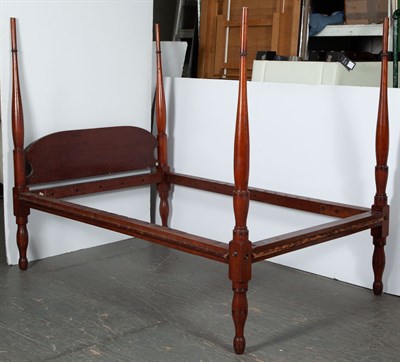 Lot 363 - Cherry Pencil Post Bed Height 7 feet 1 inch,...