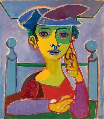 Lot 71 - Michael Loew American, 1907-1985 Harlequin,...
