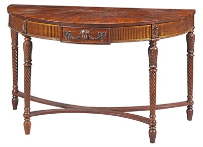 Lot 350 - George III Style Mahogany Side Table The...