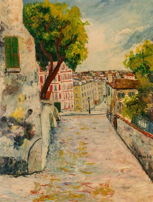 Lot 57 - Elisee Maclet French, 1881-1962 La Rue de Mont...