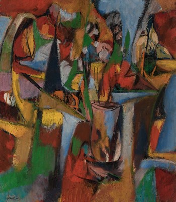 Lot 93 - Wilhelm Ohm American, 1905-1965 Untitled, 1961...