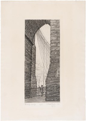 Lot 65 - Isaac Friedlander (1890-1968) BROOKLYN BRIDGE...