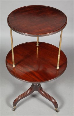Lot 548 - Pair of Regency Mahogany Two-Tier Dumbwaiters...