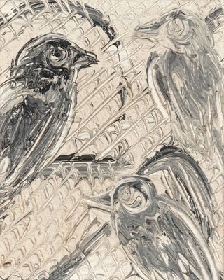 Lot 131 - Hunt Slonem American, b. 1951 Finches, 1991...