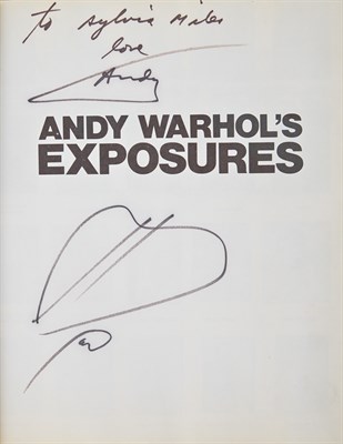 Lot 165 - WARHOL, ANDY Andy Warhol's Exposures. New York:...
