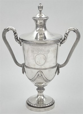 Lot 114 - George III Sterling Silver Cup and Cover...