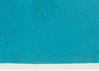 Lot 53 - Jim Dine (b. 1935) BLUE CROMMELYNCK GATE Color...