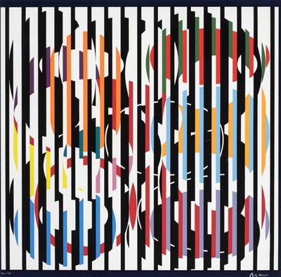 Lot 156 - Yaacov Agam (b. 1928) COMPOSITION Color...