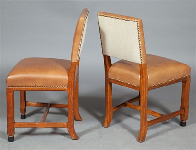 Lot 334 - Set of Eight Victorian Oak and...