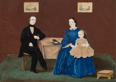 Lot 112 - Anglo/American School 19th Century A Family...