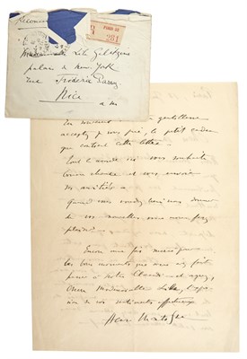 Lot 149 - MATISSE, HENRI Autograph letter signed by...
