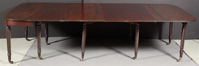 Lot 457 - Regency Inlaid Mahogany Extension Dining Table...