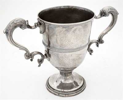 Lot 278 - George II Sterling Siliver Two Handled Cup...