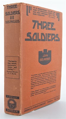 Lot 131 - DOS PASSOS, JOHN Three Soldiers. New York:...