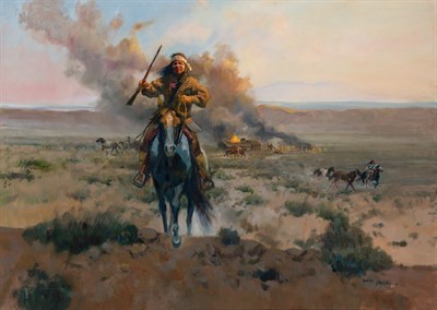Lot 63 - Carl Hantman American, b. 1933/35 Escaping the...
