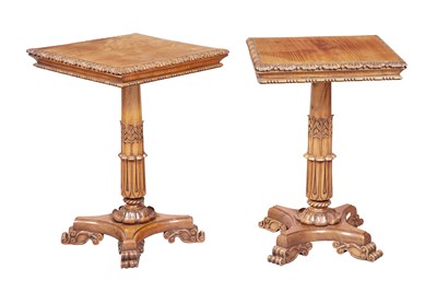 Lot 329 - Pair of Hardwood Occasional Tables Mid-19th...