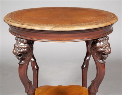Lot 166 - Renissance Revival Style Mahogany Occasional...