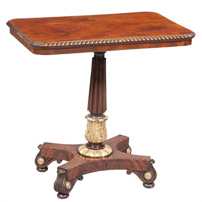 Lot 308 - George IV Mahogany and Parcel-Gilt Occasional...
