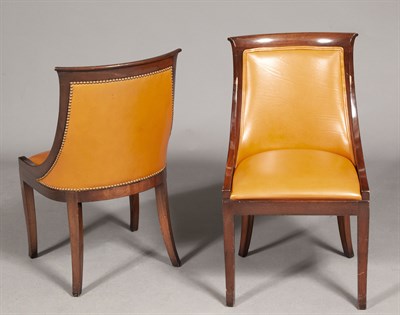 Lot 130 - Set of Ten Regency Style Mahogany and...