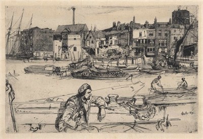 Lot 165 - James Abbott McNeill Whistler BLACK LION WHARF...