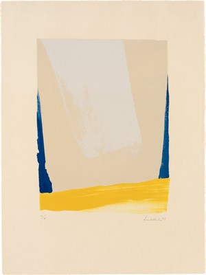 Lot 62 - Helen Frankenthaler (1928-2011) WHITE PORTAL...