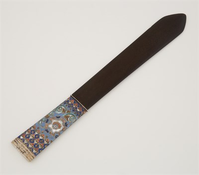 Lot 224 - Russian Silver-Gilt, Cloisonné Enamel and Wood...