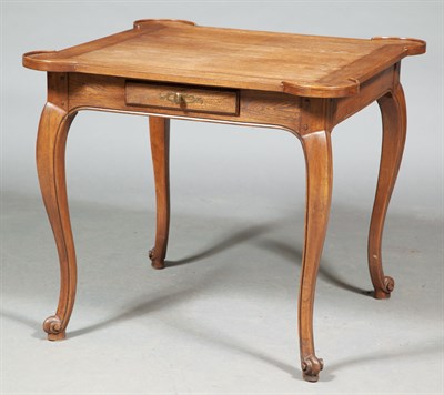 Lot 175 - Louis XV Style Oak Games Table Height 30...