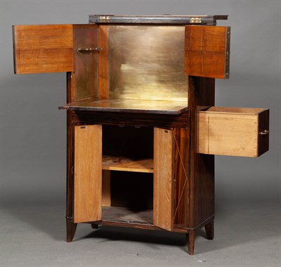 Lot 274 - Art Deco Inlaid Rosewood Bar Cabinet...